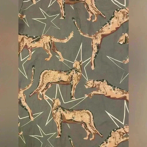 LAS SUREÑAS SHIRT LEOPARD STAR GREEN - Picture 9 of 10